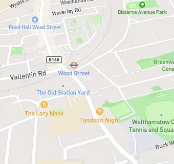 map for Wood Street Supermarket