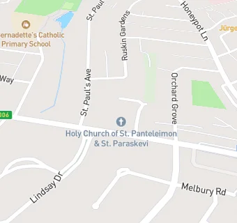 map for St Panteleimon School