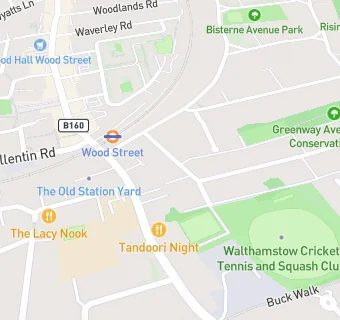 map for Walthamstow Cricket&LawnTennis Club