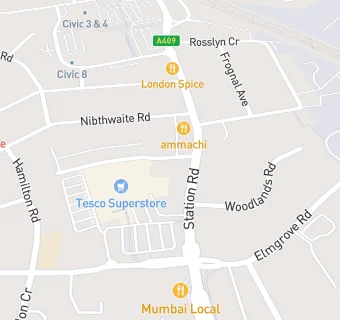 map for Tesco Instore Pharmacy