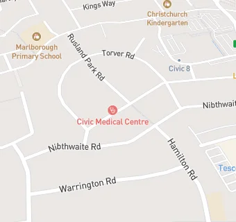 map for The Civic Medical Centre