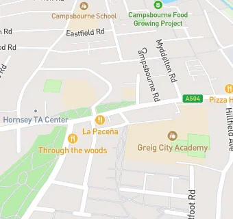 map for The Hornsey Arms