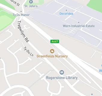 map for Greenfields Private Nursery