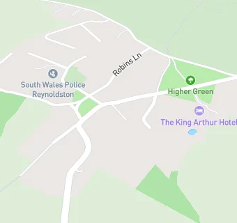 map for King Arthur Hotel