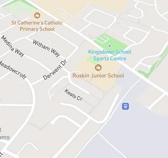 map for Blue Kite Academy Trust At Ruskin Junior School