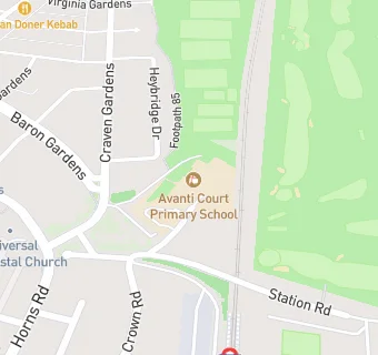 map for Avanti Court Primary School