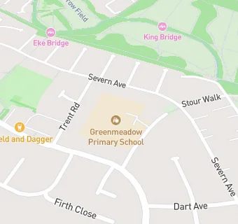 map for Greenmeadow Primary School