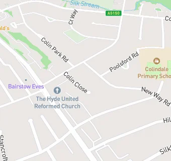 map for Chinese Church In London