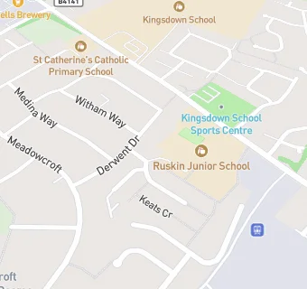 map for Ruskin Junior School