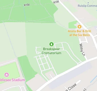 map for Breakspear Crematorium