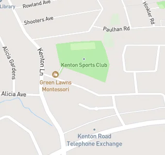 map for Kenton Sports Club