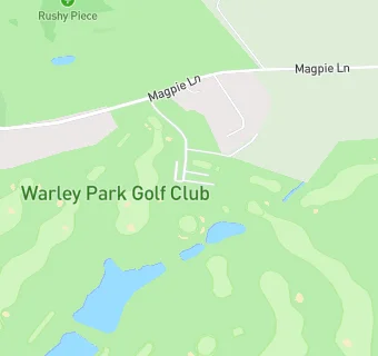 map for Warley Park Golf Club