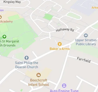 map for St Philips Pre-School