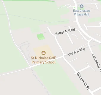 map for Edwards and Ward at St Nicholas C Of E Primary School
