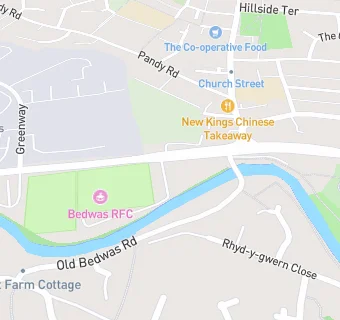 map for Bedwas Rugby Football Club