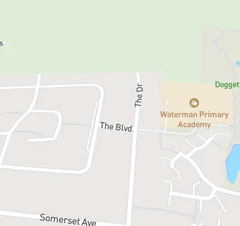 map for Waterman Primary School