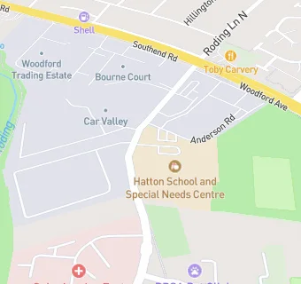 map for Hatton School