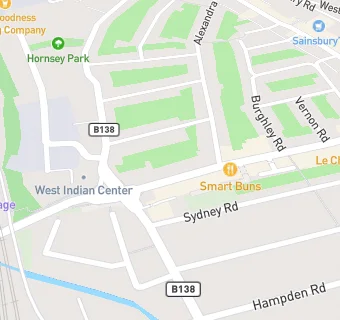 map for Hornsey Park Surgery