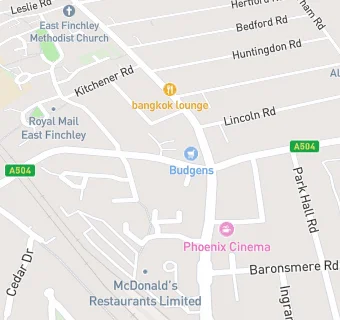 map for TLE At East Finchley UK Limited