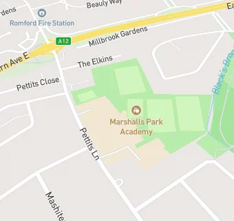 map for Marshalls Park Academy