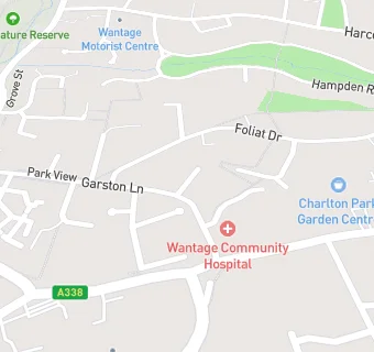 map for Wantage Nursing Home