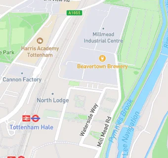 map for Tottenham Hale Medical Practice