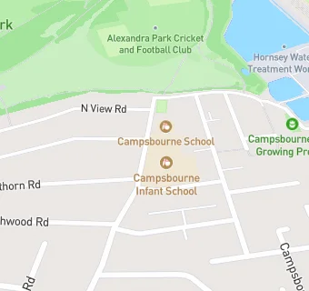 map for Campsbourne Junior School