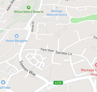 map for Wantage County Primary School