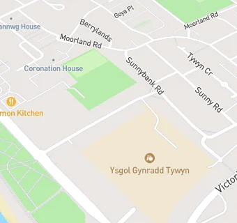 map for Tywyn Primary School