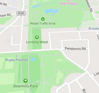 map for Downhills Park Cafe