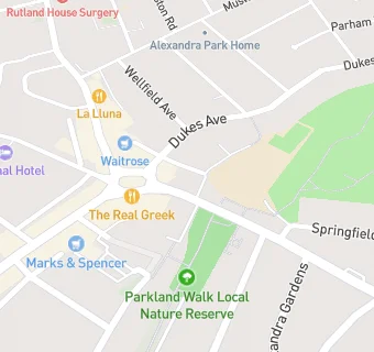 map for The Muswell Hill Practice