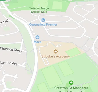 map for St Luke's School