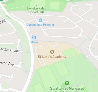 map for St Luke's Academy