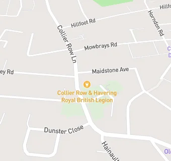 map for Royal British Legion