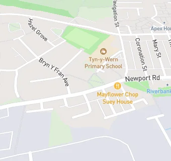 map for Tyn-Y-Wern Junior School