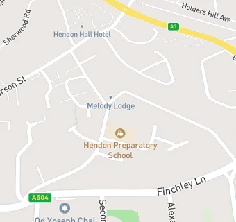 map for Hendon Preparatory School