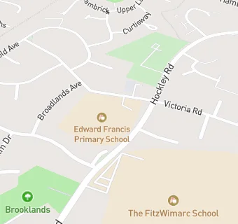 map for Edward Francis Primary School