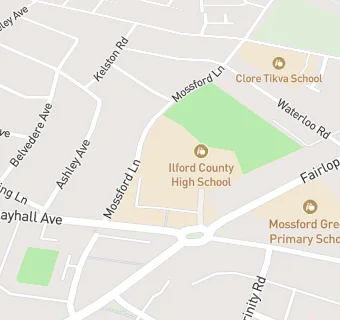 map for Ilford County High School