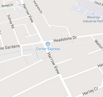 map for Corner Express