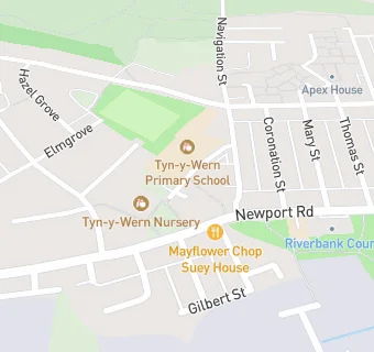 map for Tyn-y-Wern Primary School Canteen