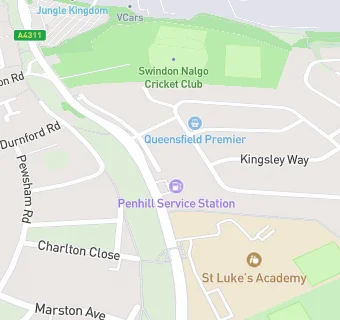 map for Bp Penhill Service Station