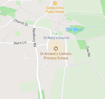 map for St Amand's Catholic Primary School