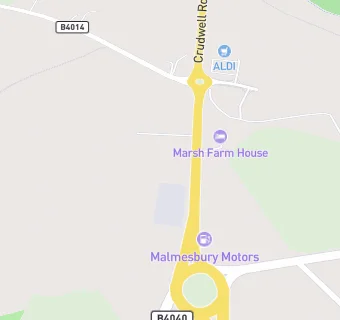 map for Texaco Malmesbury Service Station