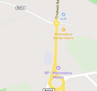 map for Malmesbury Garden Centre