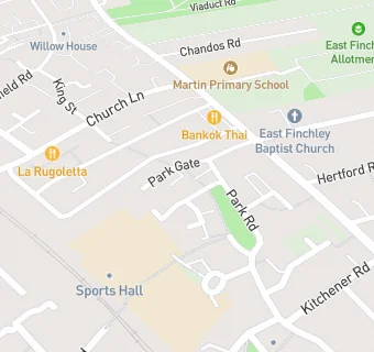 map for East Finchley Constitutional Club