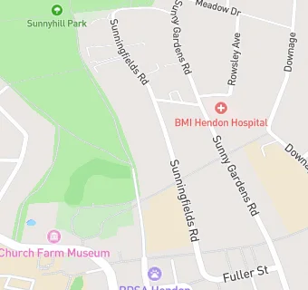 map for St George's Medical Centre