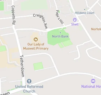 map for Kings Avenue Dental Surgery