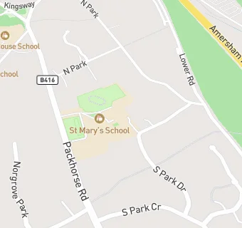 map for St Mary's School