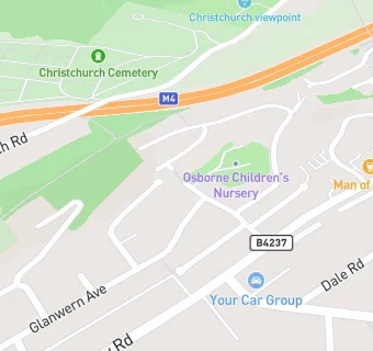 map for Danygraig Nursing Home