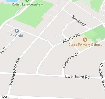 map for Glade Primary School